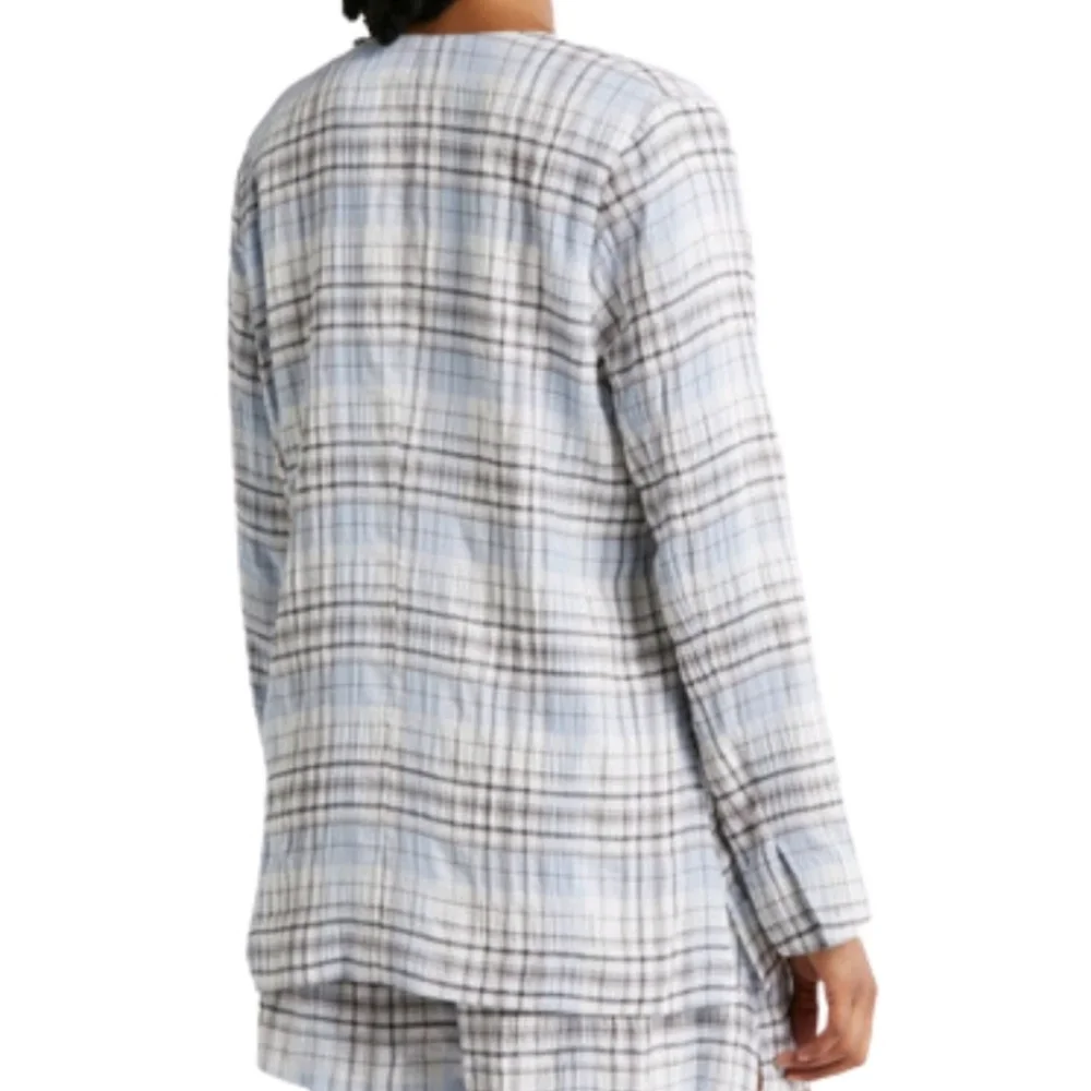 NWT Melrose and Market Blazer XL Lightweight Lined Plaid Seersucker Jacket - Picture 2 of 8